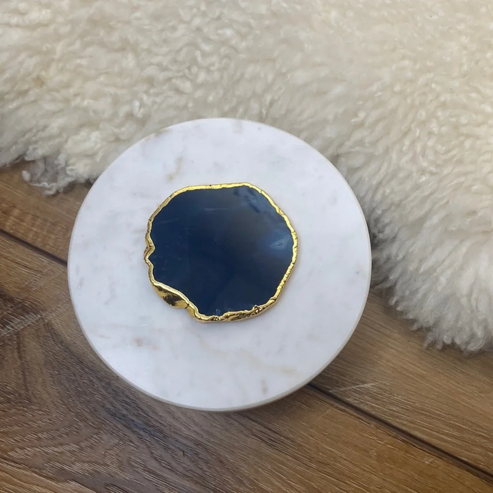 Z Gallerie Marble Agate Vanity Dish